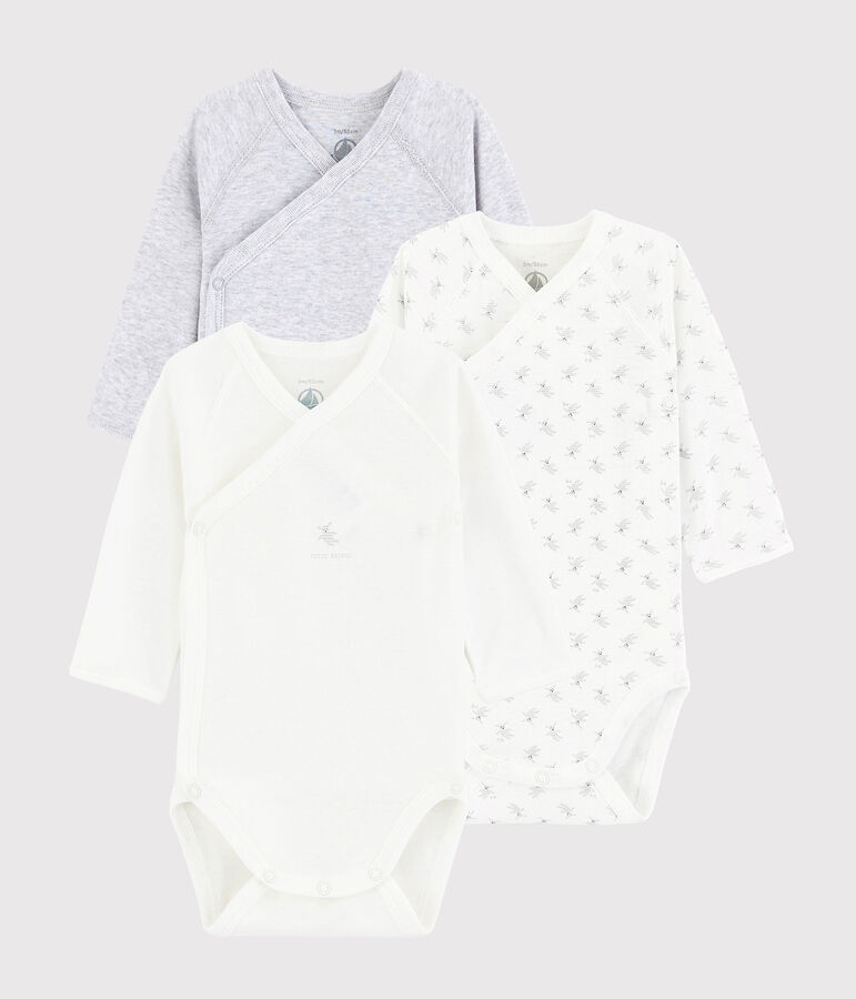 Tres bodis de nacimiento de manga larga para beb&eacute; variante 1