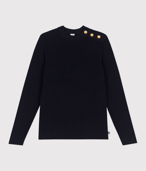 Jersey marinero de algod&oacute;n liso para mujer SMOKING