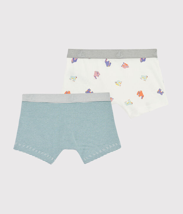Lote de 2 b&oacute;xeres con estampado de mono para ni&ntilde;o peque&ntilde;o multicolor