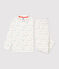Pijama con estampado de letras multicolores de niño de algodón orgánico blanco MARSHMALLOW/blanco MULTICO