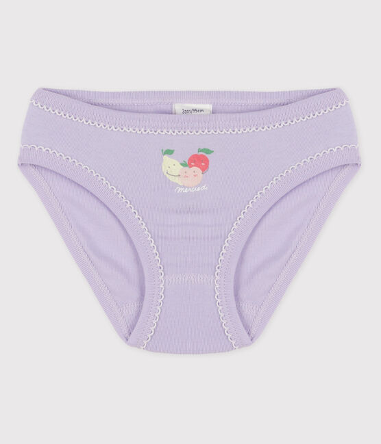 Braguita de algodón de niña violeta VIOLETTE