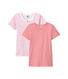 Lote de 2 camisetas de manga corta para niña