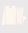 Pijama snugfit de lunares multicolores de algodón ecológico de niña blanco MARSHMALLOW/blanco MULTICO