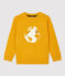Sudadera de muletón de niño amarillo BOUDOR