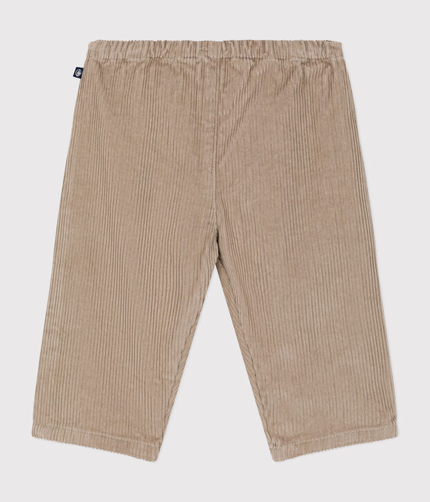 Pantal&oacute;n de pana para beb&eacute; beige