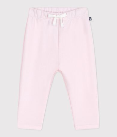 Pantal&oacute;n de jogging liso de algod&oacute;n para beb&eacute;