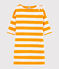 Vestido de rayas de mujer amarillo TEHONI/blanco MARSHMALLOW