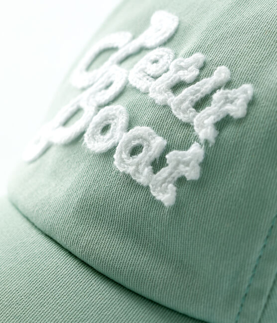 Gorra bordada de bebé. verde HERBIER