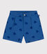 Shorts infantiles de algodón con corazones