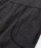 Pantalón largo de mujer de tejido túbico extrafino gris CITY CHINE
