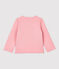Cárdigan de tejido túbico acolchado de bebé. rosa CHARME