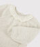Blusa de algodón de bebé. beige MONTELIMAR CHINE