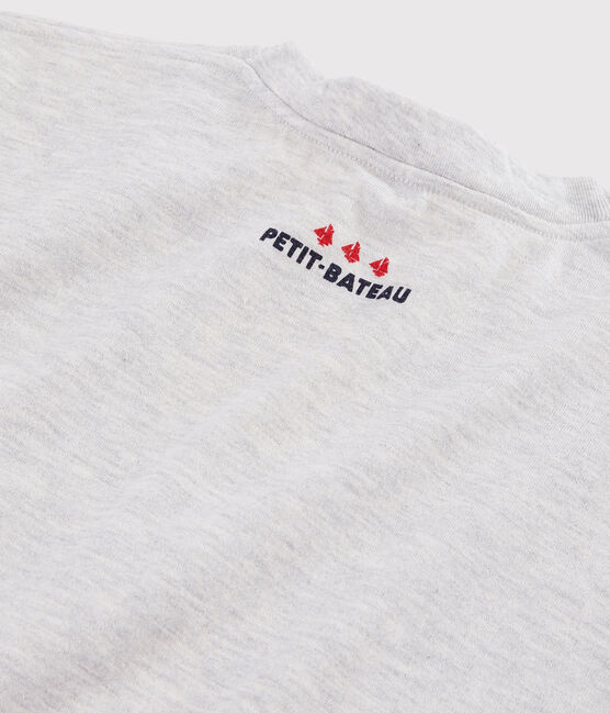 Camiseta unisex gris BELUGA CHINE