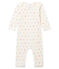 Body de bebé largo en punto para niña blanco MARSHMALLOW/blanco MULTICO