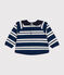 Sudadera de punto grueso para bebé azul MEDIEVAL/ MONTELIMAR