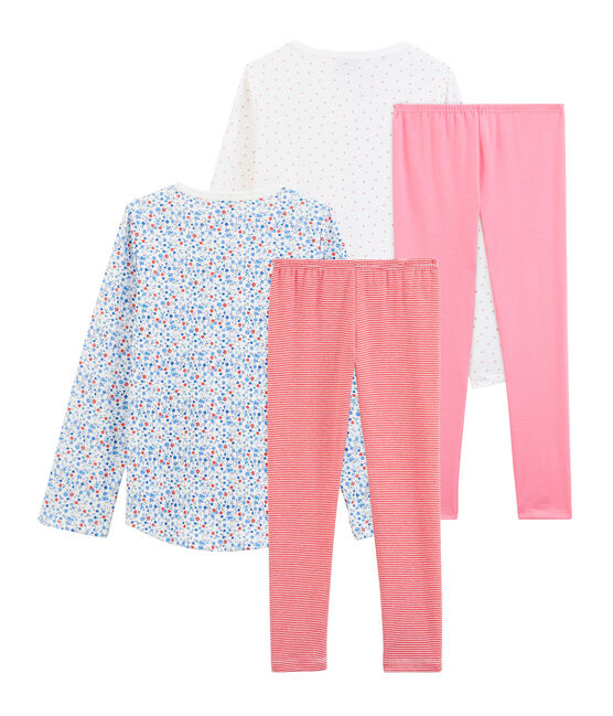 Dúo de pijamas de punto de niña variante 1
