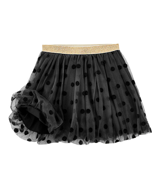 Falda de tul para ni&ntilde;a gris