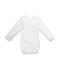 Unisex newborn baby long-sleeved brushed cotton bodysuit blanco Ecume