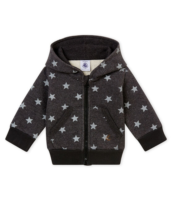 Sudadera con capucha para bebé niño estampada negro CITY/gris GRIS