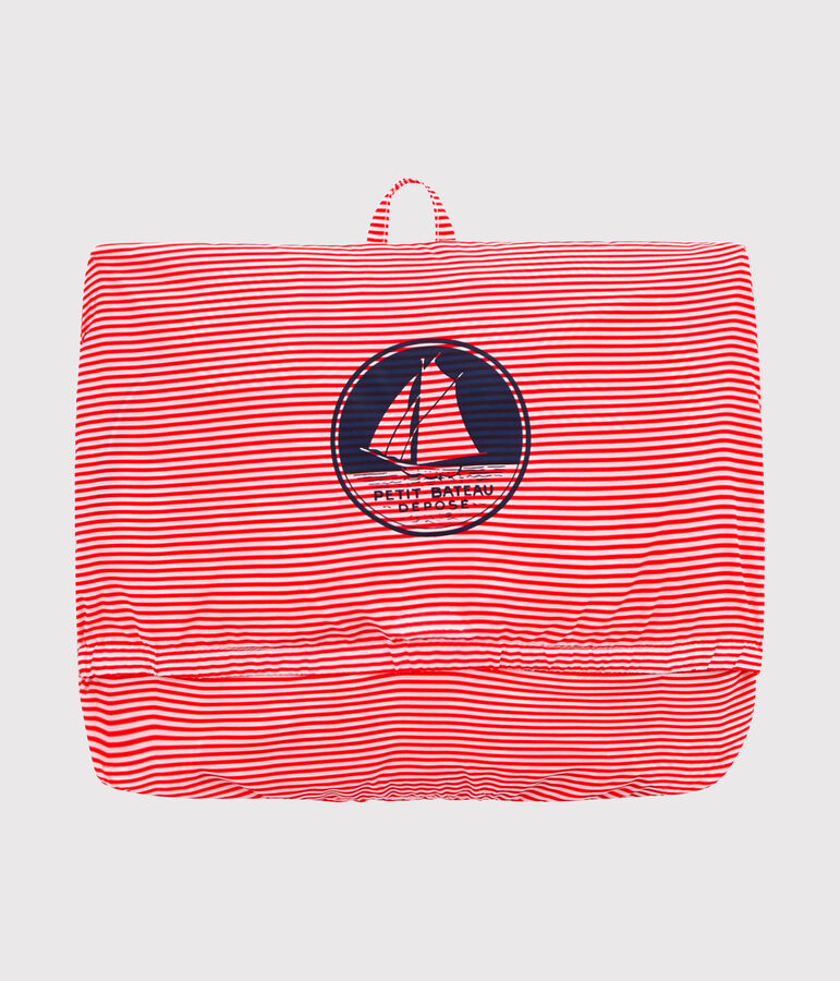 Cortavientos corto unisex rosa GROSEILLER/blanco MARSHMALLOW