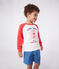 Sudadera infantil de algodón con estampado rojo MARSHMALLOW/ SPI