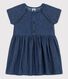 Vestido de tejido vaquero ligero ecológico para bebé