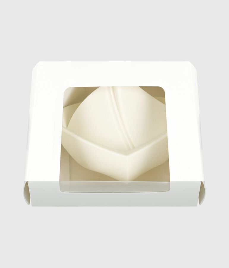 Barco de juguete de silicona para el ba&ntilde;o para beb&eacute; blanco MARSHMALLOW