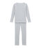 Pijama para niño de corte ajustado gris POUSSIERE/azul MEDIEVAL