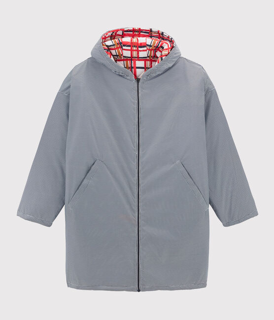 Cortavientos cálido largo unisex blanco MARSHMALLOW/blanco MULTICO