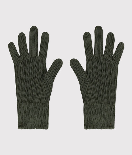 Guantes de punto de niño/niña verde AVORIAZ