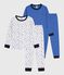 Juego de pijamas infantiles de algodón estampado variante 1