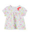 T-shirt bébé fille imprimé blanco ECUME/blanco MULTICO