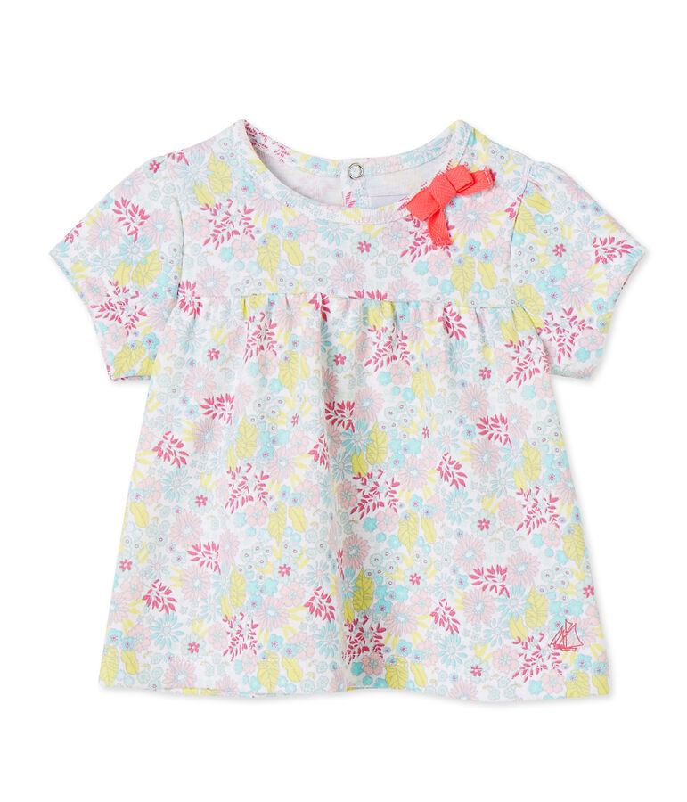 T-shirt b&eacute;b&eacute; fille imprim&eacute; blanco/multicolor