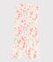 Pijama corto de flores para niña de punto blanco MARSHMALLOW/blanco MULTICO