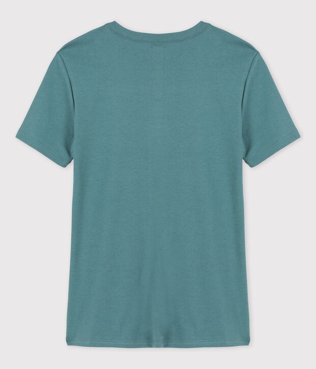 Camiseta L'ICONIQUE con cuello redondo de algod&oacute;n de mujer verde