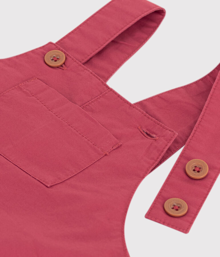 Peto corto de sarga para beb&eacute; rosa