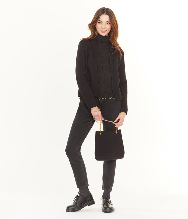 Bolso para mujer negro/amarillo