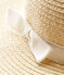 Sombrero de paja bebé niña rosa NATUREL
