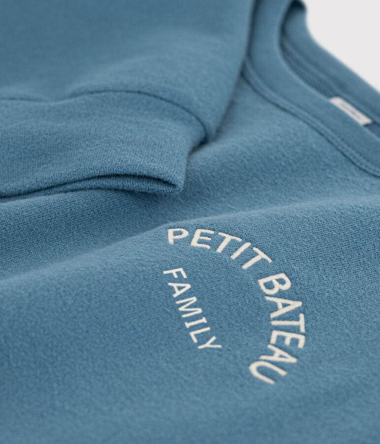 Sudadera de mulet&oacute;n para ni&ntilde;o/ni&ntilde;a azul