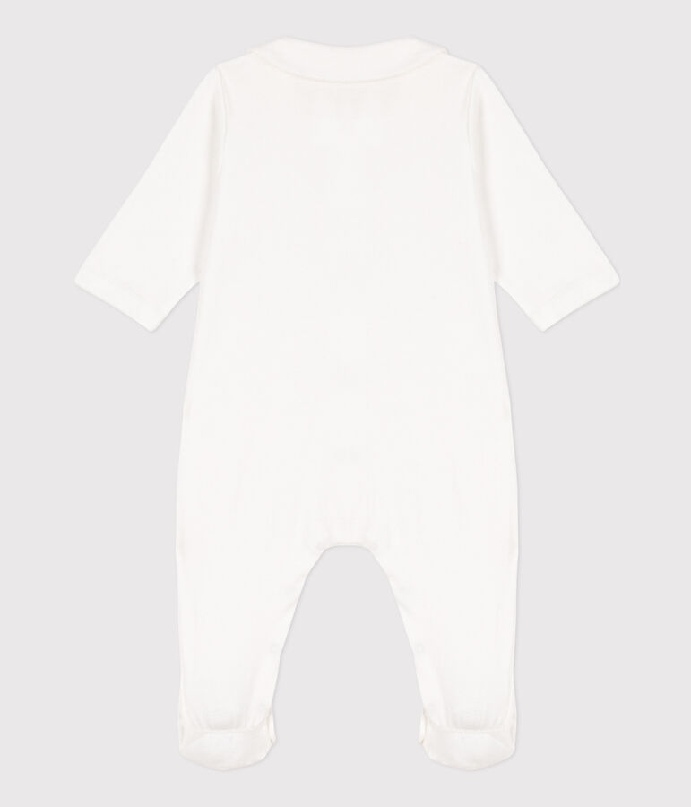 Pelele de algod&oacute;n con corazoncito blanco