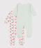 Juego de 2 pijamas de algodón con flores para bebé variante 1