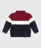 Plumífero infantil liso colorblock azul SMOKING/blanco MULTICO