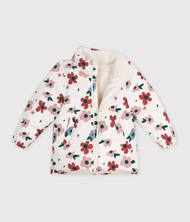 Plum&iacute;fero infantil de flores crudo/multicolor