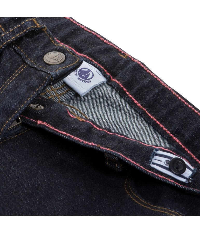 Pantal&oacute;n vaquero infantil para ni&ntilde;a azul Jean