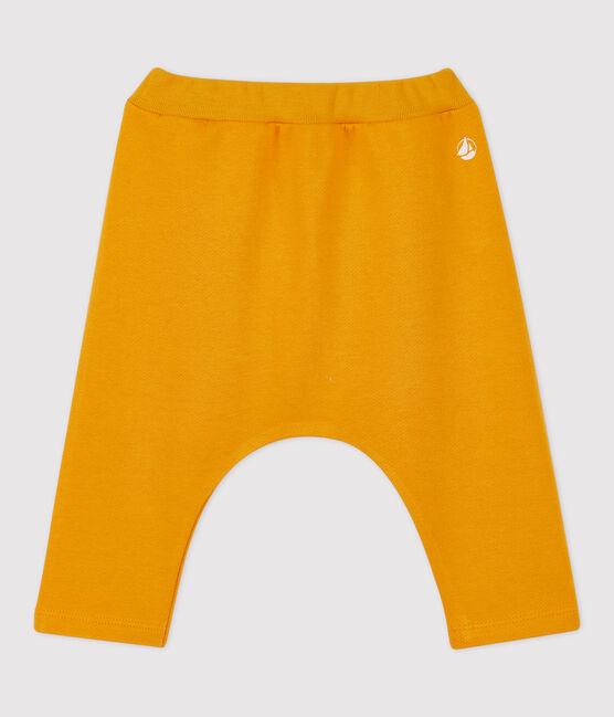 Pantalón de muletón de bebé. amarillo BOUDOR