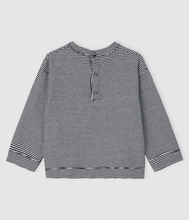 Camiseta para beb&eacute; ni&ntilde;o azul/blanco