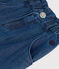 Pantalón vaquero ligero de corte recto para niña azul DENIM