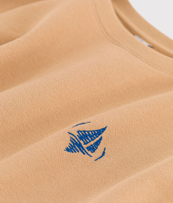 Sudadera de felpa para mujer beige TOURONE