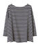 Top de mujer marinero en punto grueso azul SMOKING/beige COQUILLE