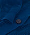 Chaqueta de punto ingl&eacute;s de algod&oacute;n para mujer azul
